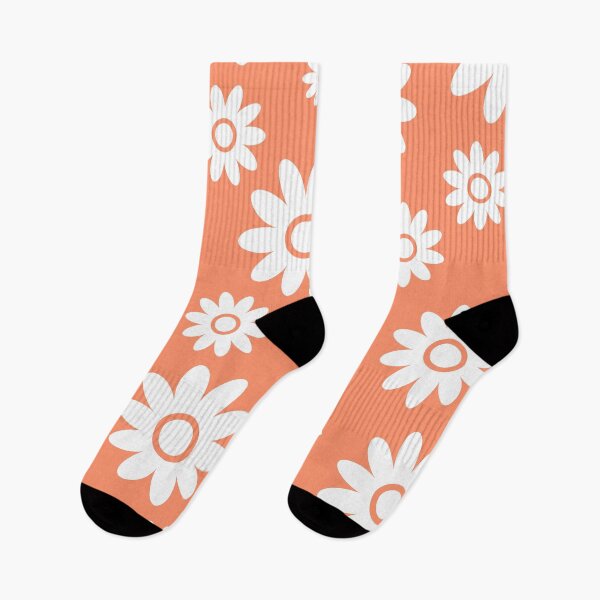 Aperçu de l'œuvre Coral Fun daisy style flower pattern créée et vendue par ImageNugget.