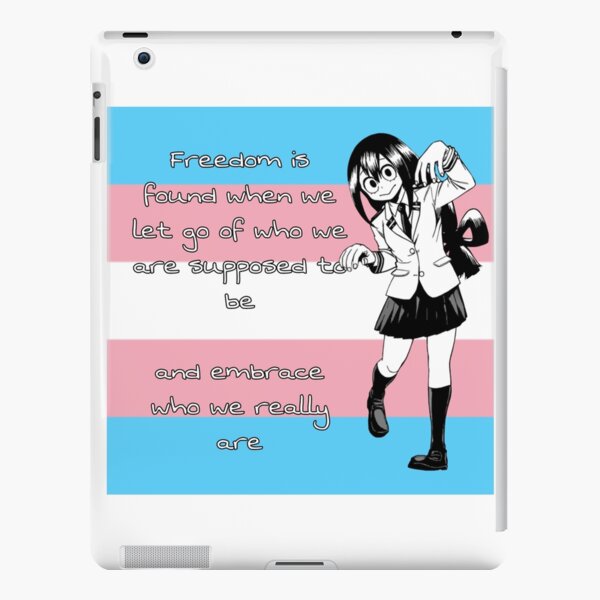 My Hero Academia Tsuyu Asui Transgender Pride Flag Ipad Case And Skin For Sale By Queerwriter 