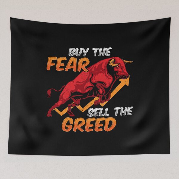Item preview, Buy The Fear Sell The Greed Bull Market Investing designed and sold by perfectpresents.
