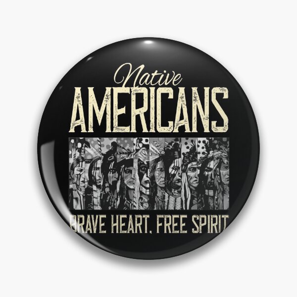 Item preview, NATIVE AMERICAN-BRAVE HEART.FREE SPIRIT designed and sold by nativeStor.