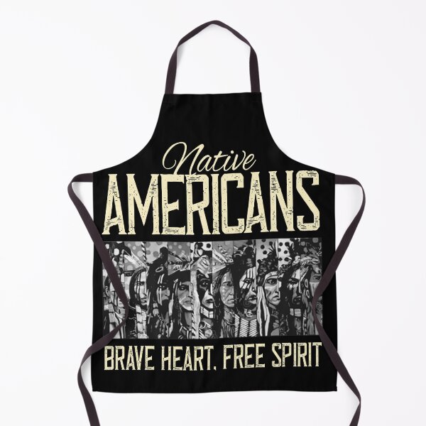 Item preview, NATIVE AMERICAN-BRAVE HEART.FREE SPIRIT designed and sold by nativeStor.
