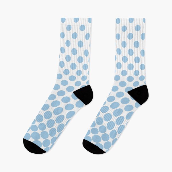 Item preview, LightBlue Gradient Ombre Polka Dots designed and sold by ImageNugget.