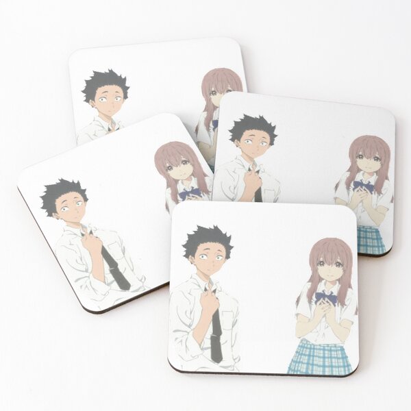 Item preview, Shouka Nishimiya and Shoya Ishida From A Silent Voice designed and sold by DENASANIMEARTZ.