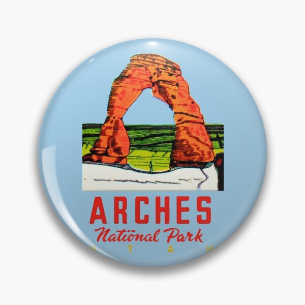 Item preview, Arches National Park Utah Moab Vintage Travel Decal designed and sold by hilda74.