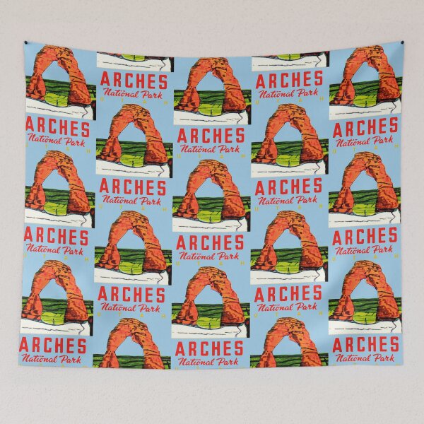 Item preview, Arches National Park Utah Moab Vintage Travel Decal designed and sold by hilda74.