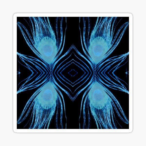 Peacock Night Sticker