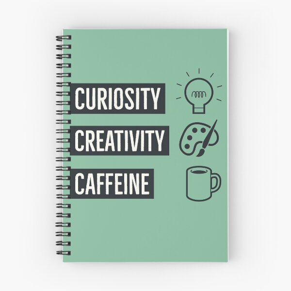 Item preview, Curiosity Creativity Caffeine designed and sold by hashnan21.