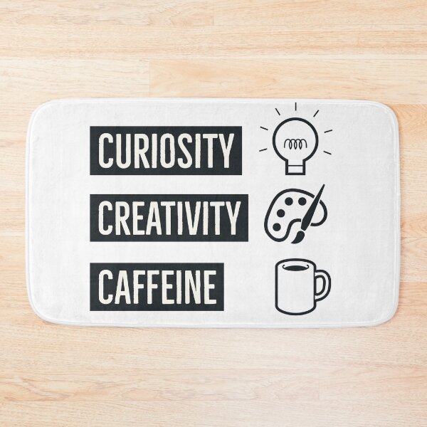 Item preview, Curiosity Creativity Caffeine designed and sold by hashnan21.