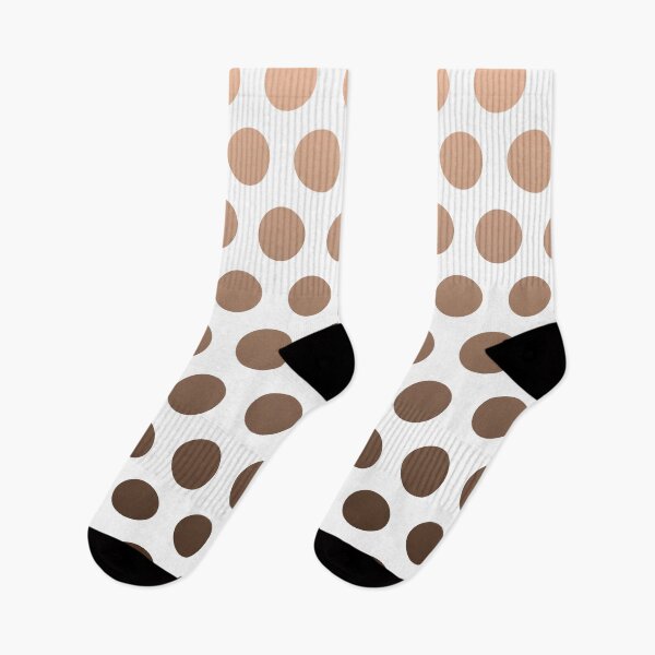 Item preview, Chocolate Ombre Polka Dots designed and sold by ImageNugget.
