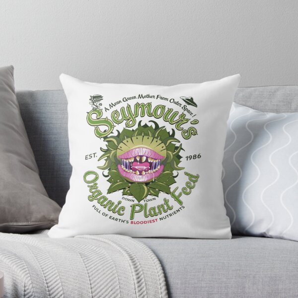 Plant throw outlet pillows