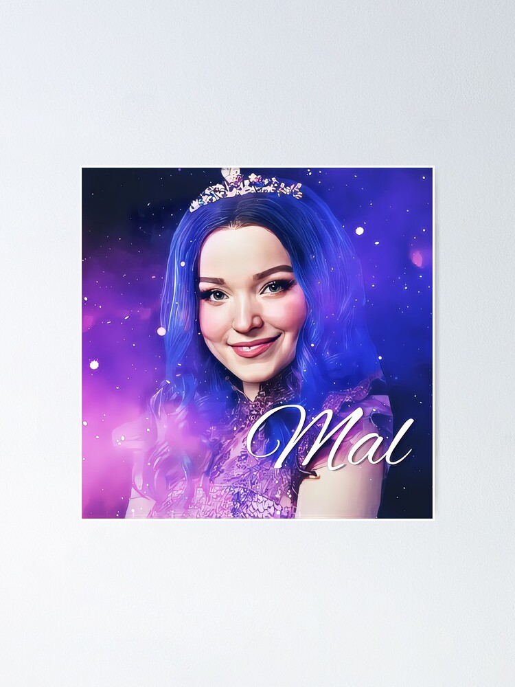 Mal Purple Queen - Descendants 3 Wedding Poster for Sale by Magical Forest