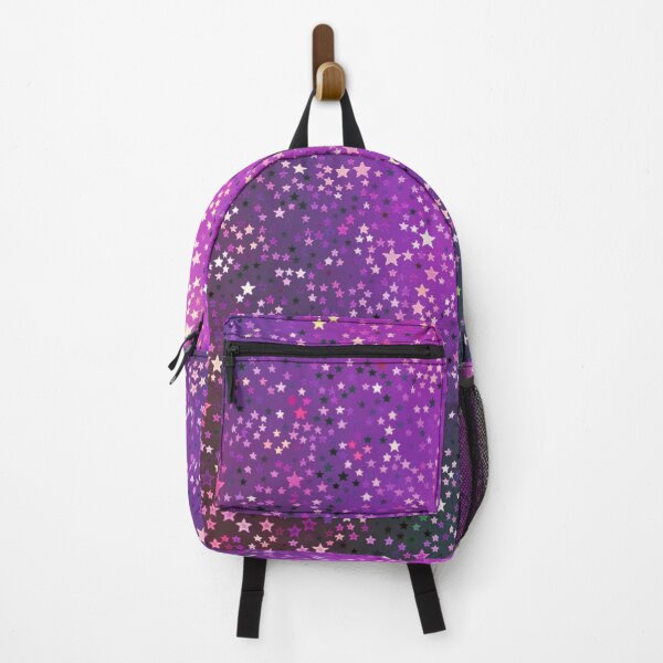 Item preview, Colorama glitter stars pink purple version designed and sold by Joie-et-Poesie.
