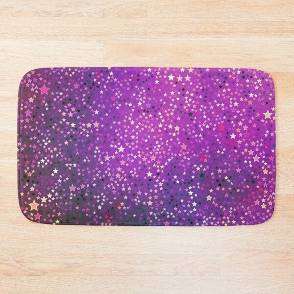 Item preview, Colorama glitter stars pink purple version designed and sold by Joie-et-Poesie.