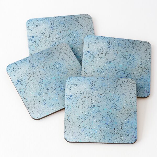 Item preview, Colorama glitter stars blue version designed and sold by Joie-et-Poesie.