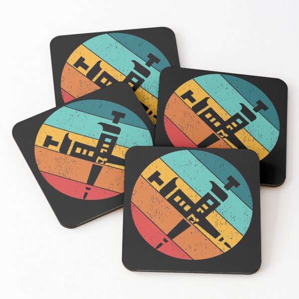 Item preview, 80s RETRO DIAGONAL DISTRESSED SUNSET PIPETTES designed and sold by Hippiesole.