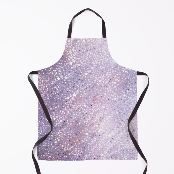 Item preview, Colorama glitter stars white light mauve version designed and sold by Joie-et-Poesie.