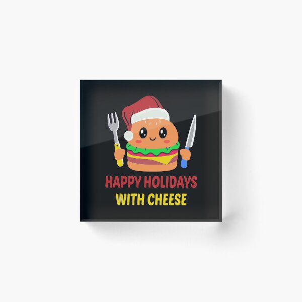 Item preview, Happy holidays with cheese designed and sold by MG STORE.