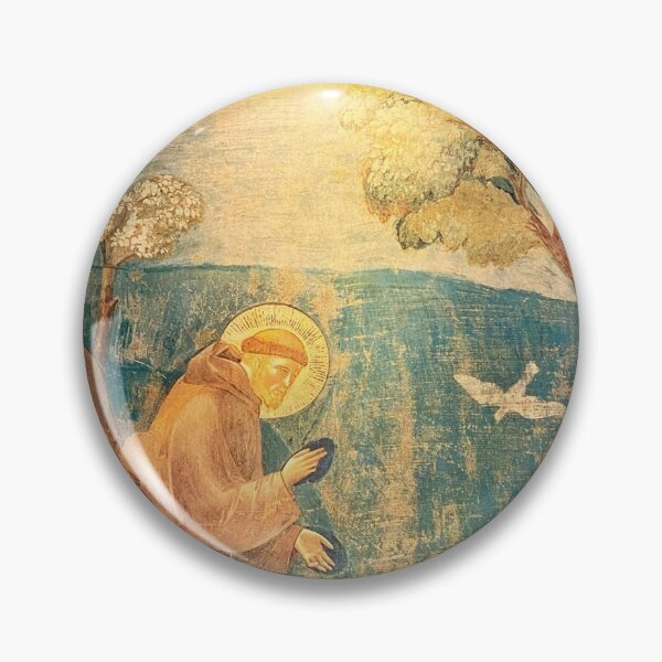 Artikelvorschau, Der heilige Franziskus füttert die Vögel entworfen und verkauft von Maria Chandler.