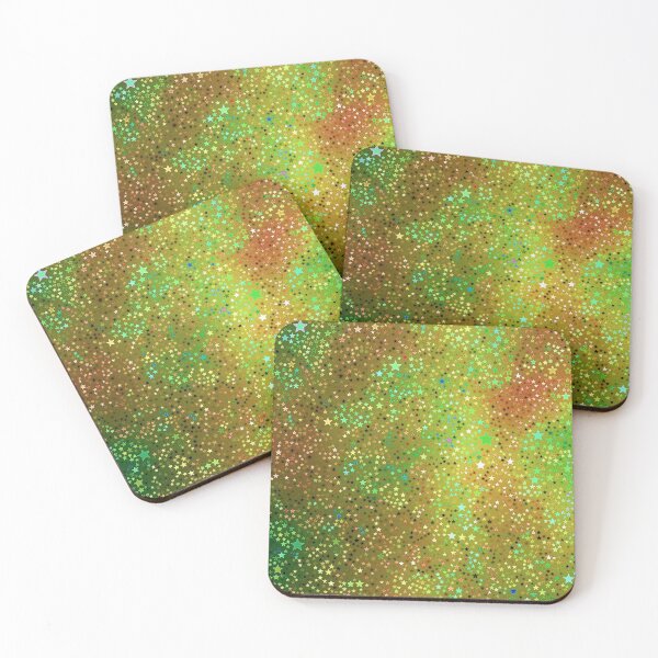 Item preview, Colorama glitter stars tropical multicolor version designed and sold by Joie-et-Poesie.