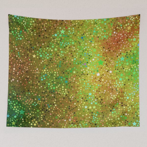 Item preview, Colorama glitter stars tropical multicolor version designed and sold by Joie-et-Poesie.