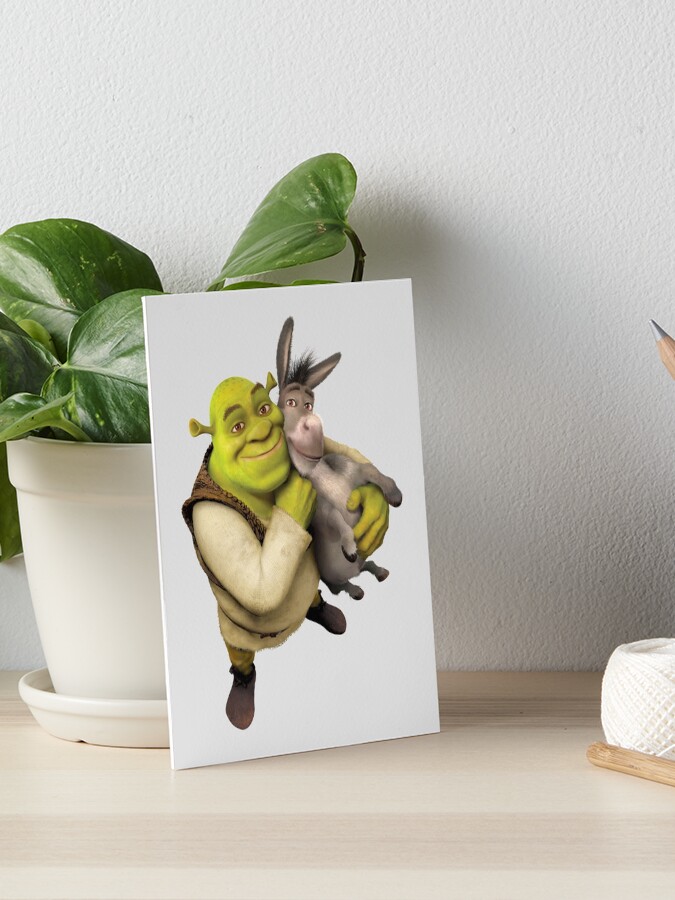 Shrek meme | Art Board Print