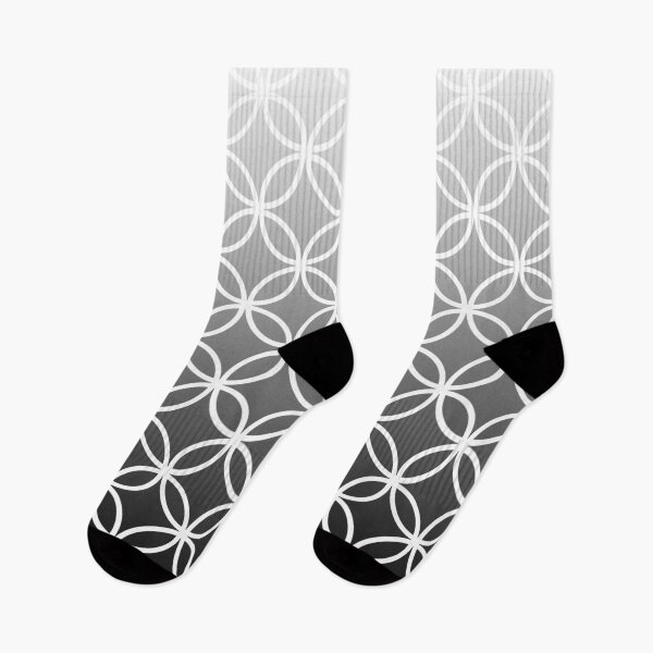Item preview, Black Ombre Lattice Circles designed and sold by ImageNugget.