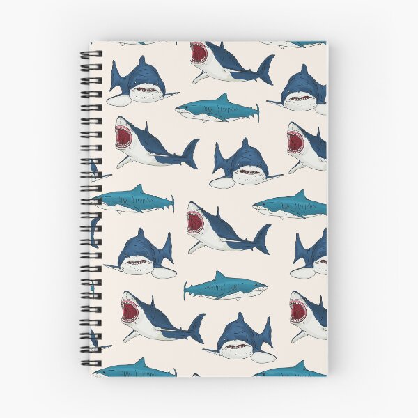 Item preview, Shark Art Pattern designed and sold by okpinsArtDesign.