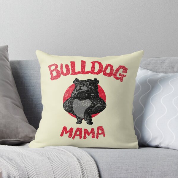 Item preview, Cute Bulldog Puppy Mama Red designed and sold by Mustard Prophet.