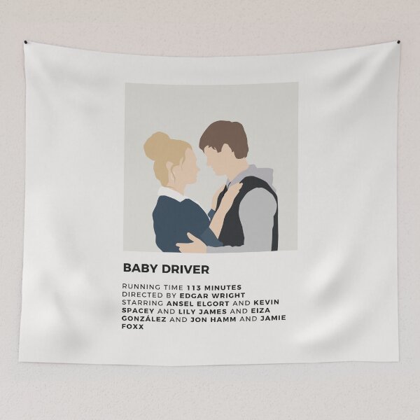 Item preview, Baby Driver Minimalist Poster designed and sold by honeydesigns.
