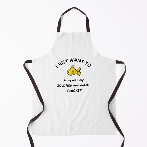 Item preview, I just want to hang with my goldfish and watch cricket designed and sold by TheGreenGoat.