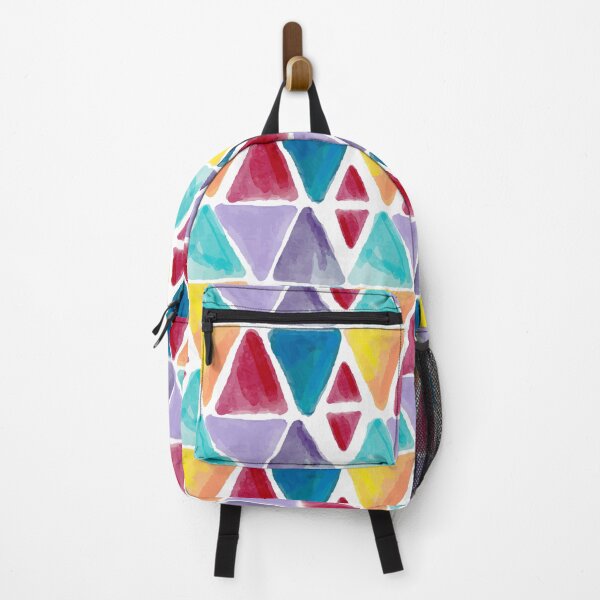 Item preview, Bright Colored Watercolor Triangle Pattern designed and sold by ThisIsMugLife.