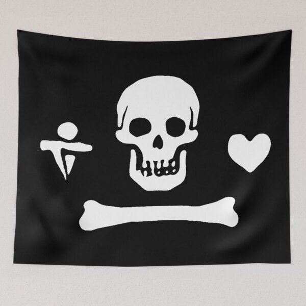 Item preview, Stede Bonnet pirate flag designed and sold by DotorEaon.