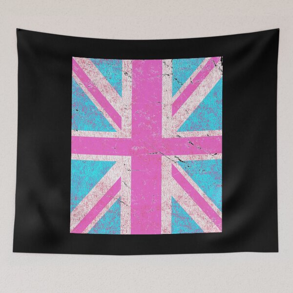 Item preview, Pink Vintage Union Jack Flag designed and sold by flippinsg.