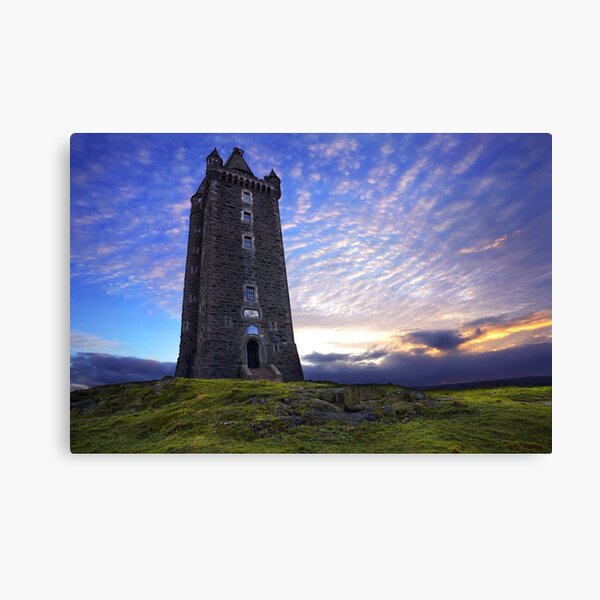 Atardecer en la torre Scrabo - Newtownards Lienzo
