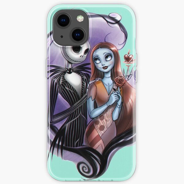Romantic Jack Skellington and Sally iPhone Soft Case