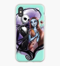 Romantic Jack Skellington and Sally iPhone Case