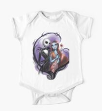 Body de manga corta Romántico Jack Skellington y Sally