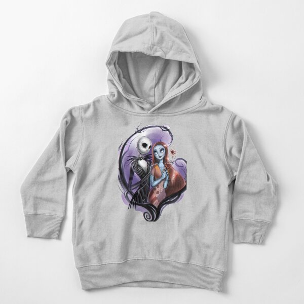 Romantic Jack Skellington and Sally Toddler Pullover Hoodie