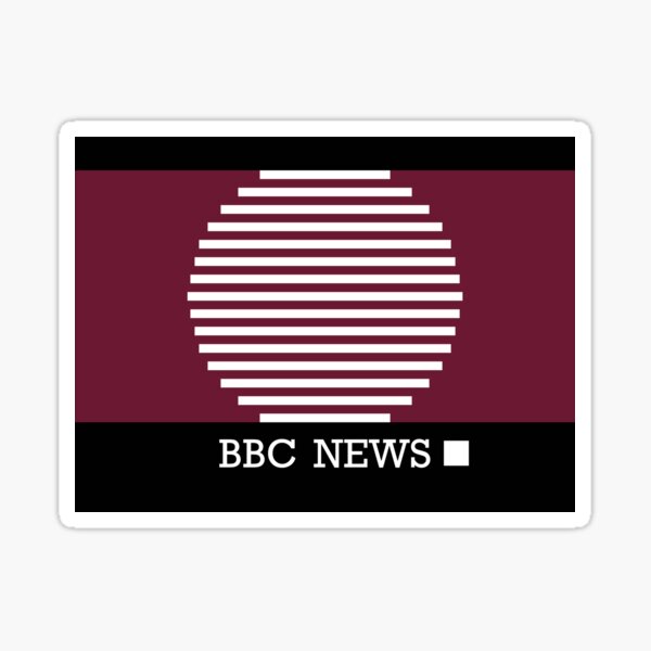 beebthings BBC News 1981 Sticker