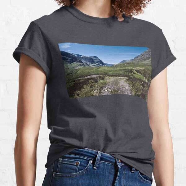 Old Drovers Road Glencoe, Scotland Classic T-Shirt