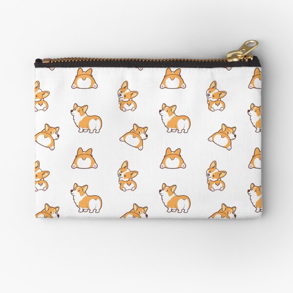 Cute Corgi butt Zipper Pouch