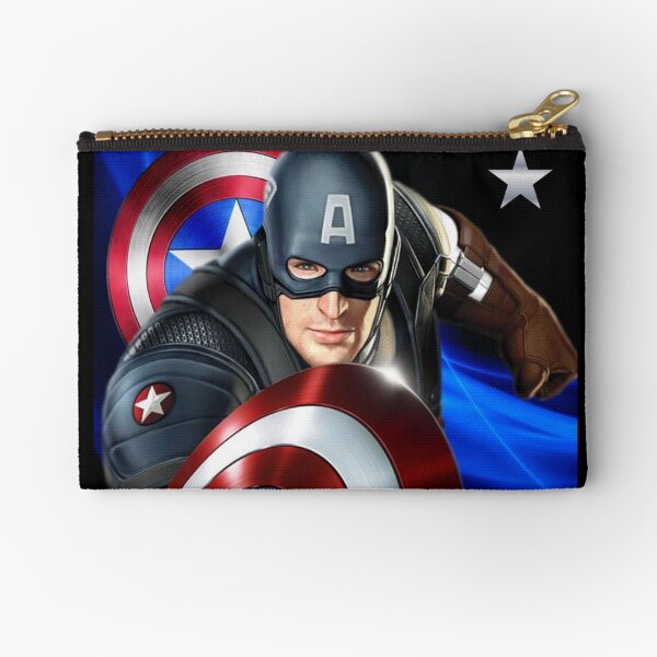 Captain America Zipper Pouch