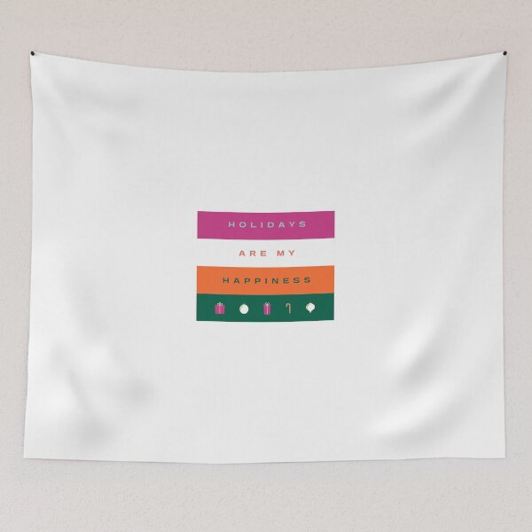 Item preview, HOLIDAYS ARE MY HAPPINESS designed and sold by Akz84.