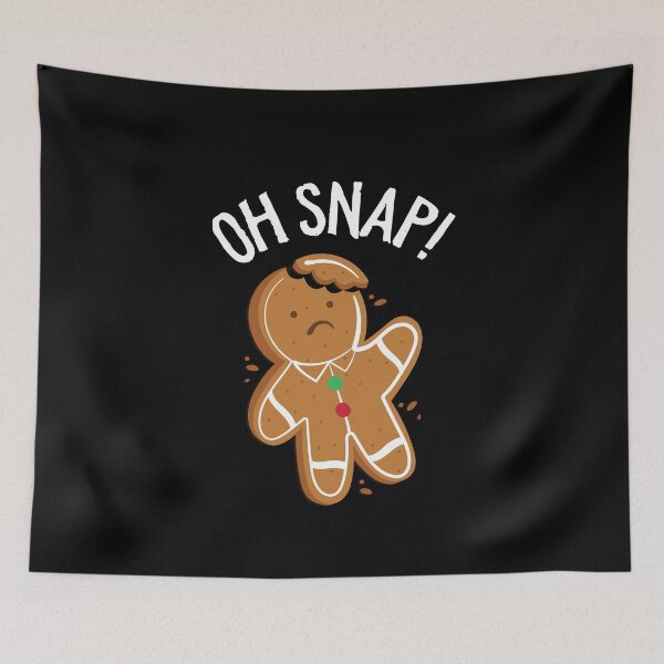 Item preview, Gingerbread Man Oh Snap Christmas Funny Cookie Baking Gift designed and sold by TheMattDesigns.