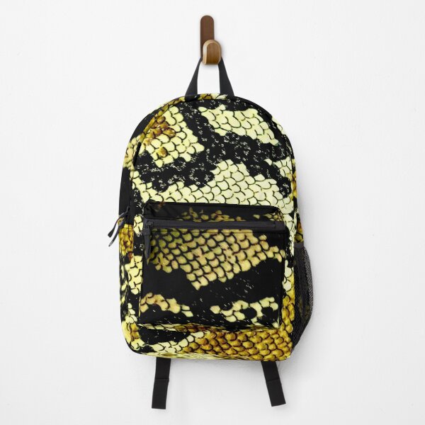 Item preview, Photographic Image of Reptile fabric in Gold and Black designed and sold by CrazyCraftLady.