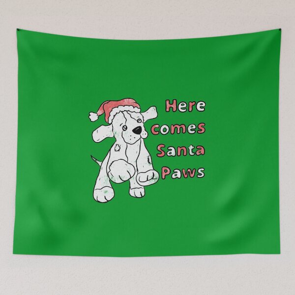 Item preview, Here comes Santa Paws designed and sold by RoserinArt.