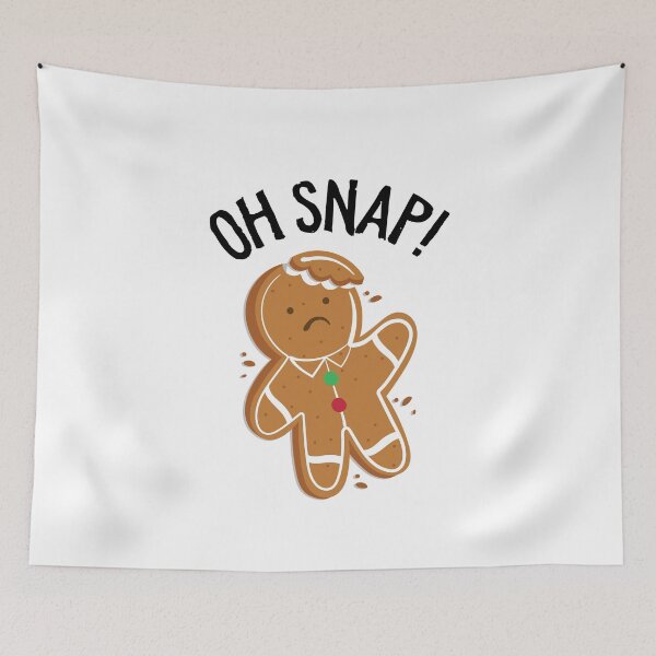 Item preview, Gingerbread Man Oh Snap Christmas Funny Cookie Baking Gift designed and sold by TheMattDesigns.