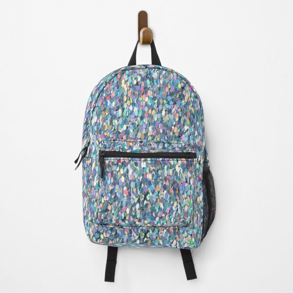 black silver glitter Backpack