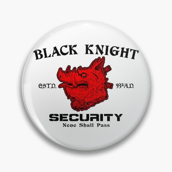Item preview, Black Knight Security (For Light Shirts) designed and sold by Lost In Shirts.