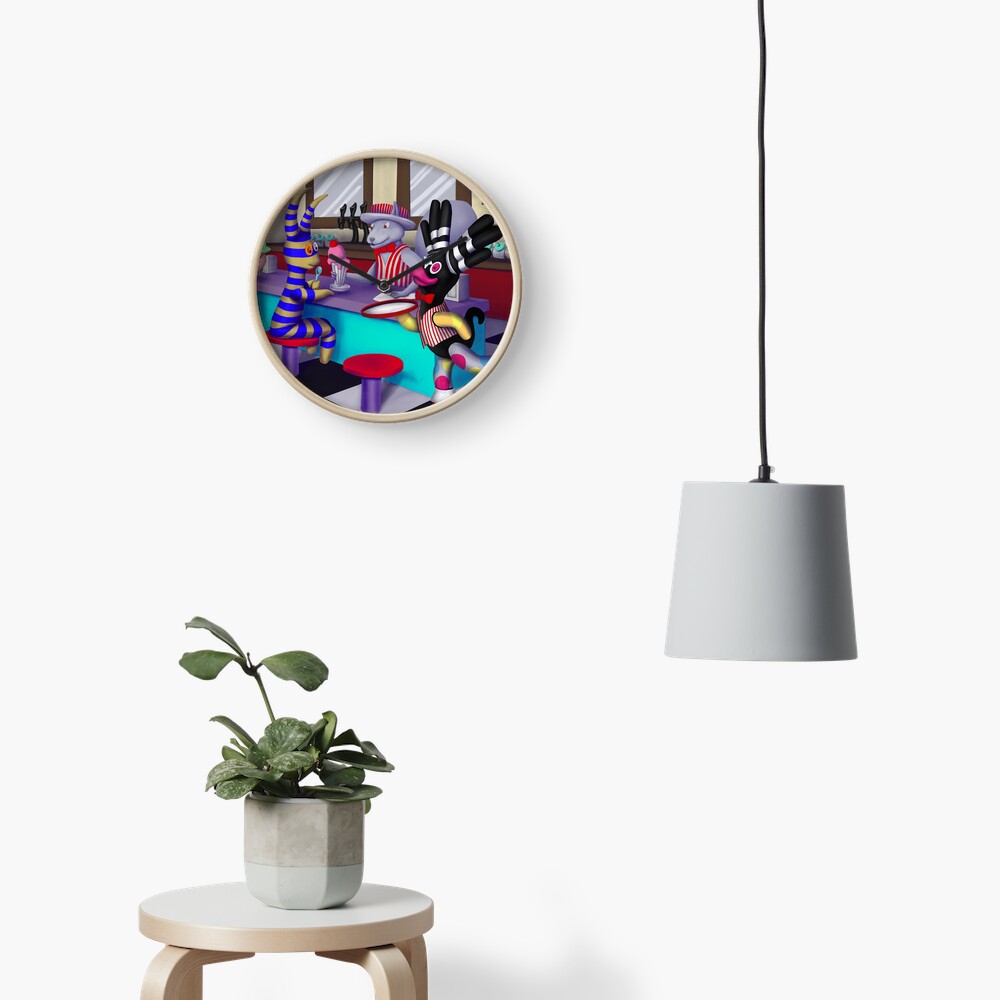 Item preview, Clock designed and sold by RoldanArt.